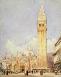 Piazza San Marco, Venedig, ca. 1826